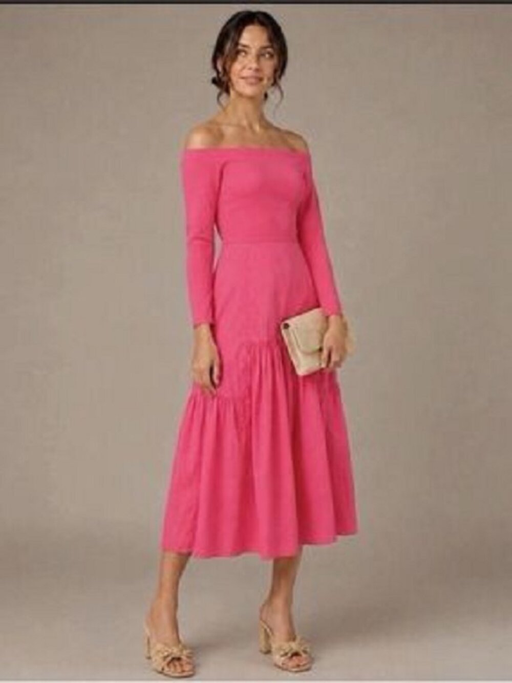 Tuckernuck X Cameron Eubanks Wimberly NWT Camilla Pink Marissa Midi Dress Size S